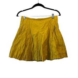 J. Crew Gold or Mustard Skater Skirt Size 0